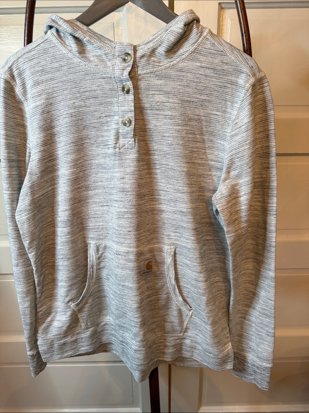 Carhartt Outdoor chore Utility Hoodie Heather Gray Everyday Layer L